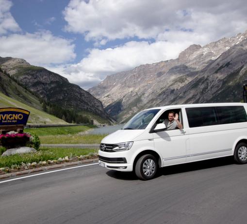 Taxi con trasporto bici a Livigno